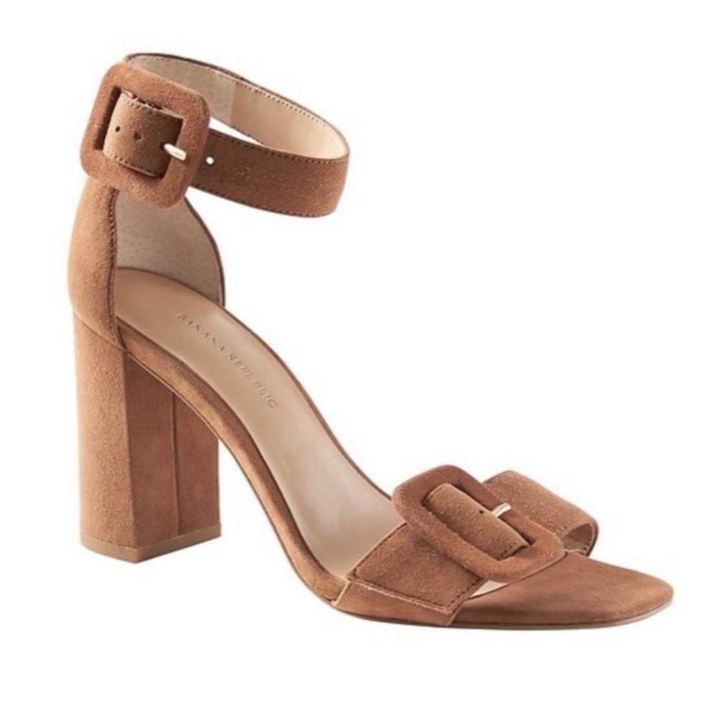 Banana Republic Buckle Block Heels